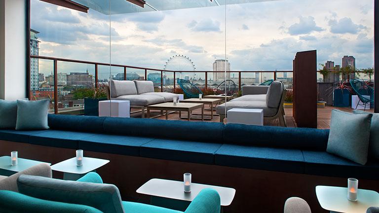 Hôtel H10 London Waterloo à Londres, terrasse