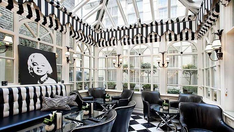 Hôtel Milestone à Londres, salon