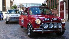 Romance  bord de la classique Mini Cooper