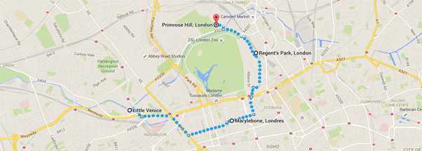 Visiter Londres 4 jours ou plus - Regent's Park, Primrose Hill, Little Venice
