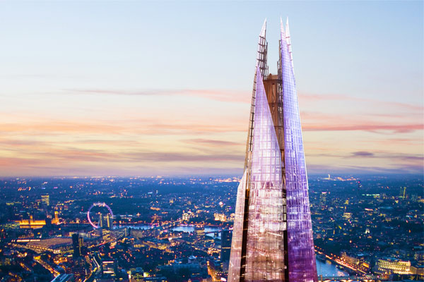 week end londres the view from the shard